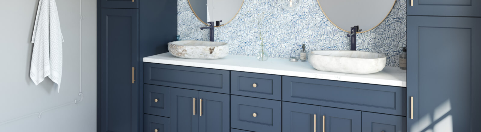 KCD Cabinet Collections Brooklyn Midnight Bathroom