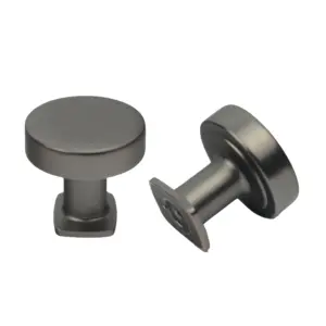 Round flat top knob