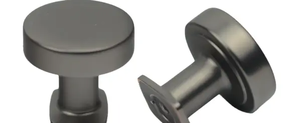 Round flat top knob