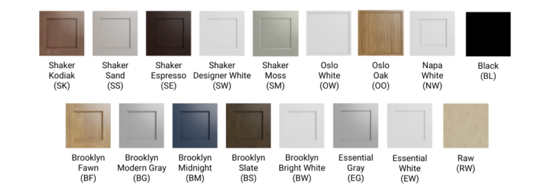 Housing Insert Color Hoods & Vents - Kitchen Cabinet Distributors