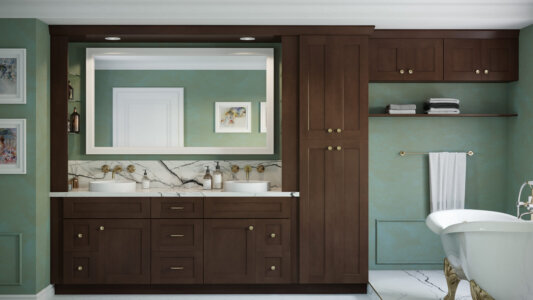 Bathroom shaker kodiak